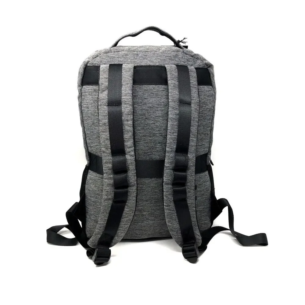 DKNY Signature Nylon Backpack Laptop Logo Unisex Circa 1989 NWT Black Grey